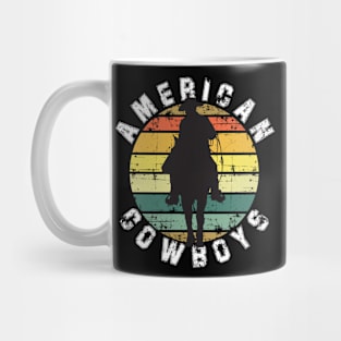 american cowboys Mug